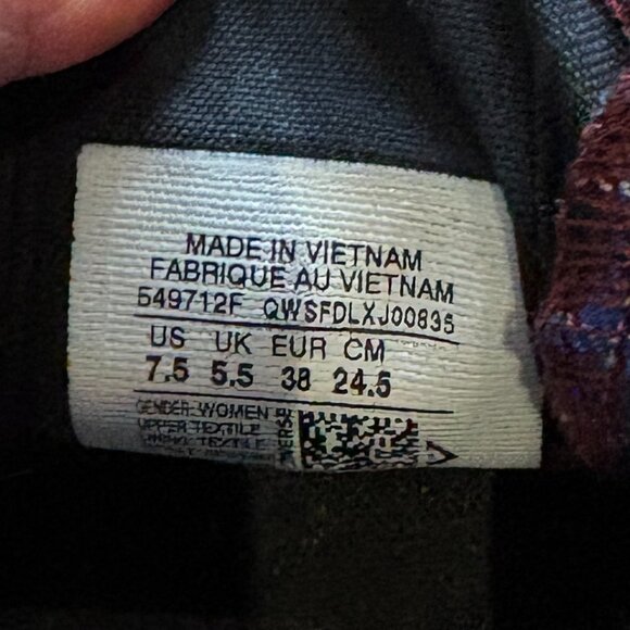 Converse All-Star Low Top Sneakers - Tartan - Size 7.5 - Picture 5 of 5